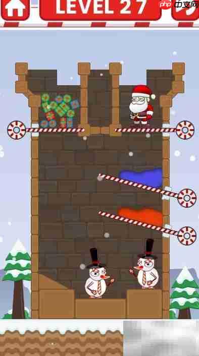 Santa Gifts Rescue:27关通关攻略