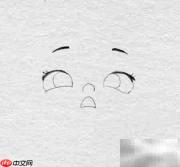 小女孩捉蜻蜓简笔画