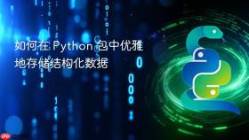 如何在 Python 包中优雅地存储结构化数据
