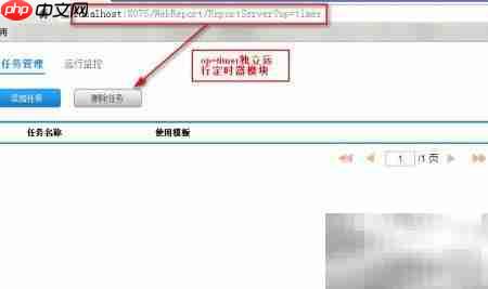 如何用op=timer定时调度报表