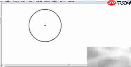 Sketchpad创建紫色点线圆
