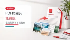 PDF转图片免费版哪款好用?怎么在线把PDF转换成图片?