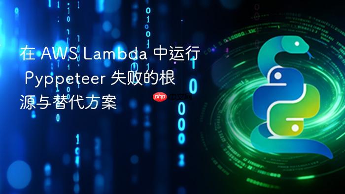 在 AWS Lambda 中运行 Pyppeteer 失败的根源与替代方案