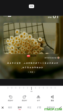 美图秀秀手机版设置将图片进行水平镜像翻转的方法