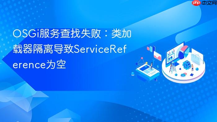 OSGi服务查找失败:类加载器隔离导致ServiceReference为空