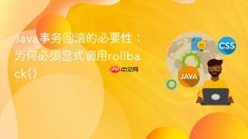 Java事务回滚的必要性：为何必须显式调用rollback()