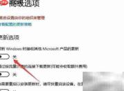 开启Win更新时获取其他微软产品更新