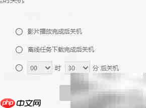 爱奇艺定时关机设置方法