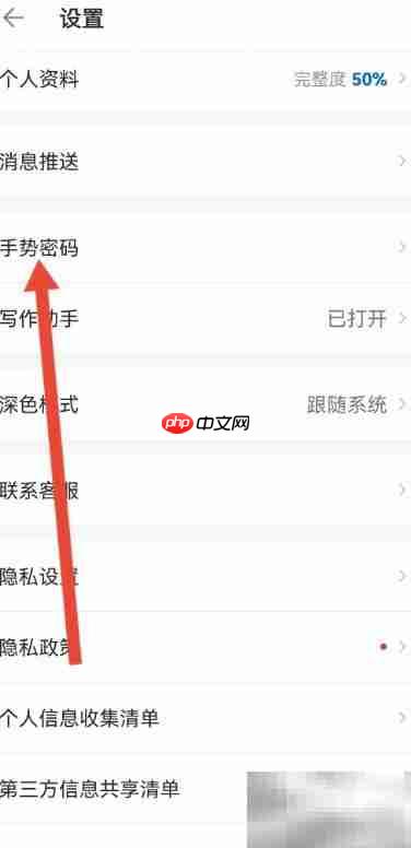 作家助手APP手势密码设置教程