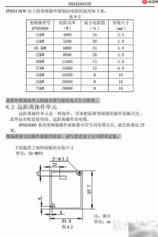 思达JPSD3000-P变频器说明书