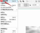 DRAW打开文档调色板方法