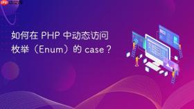 如何在 PHP 中动态访问枚举(Enum)的 case?