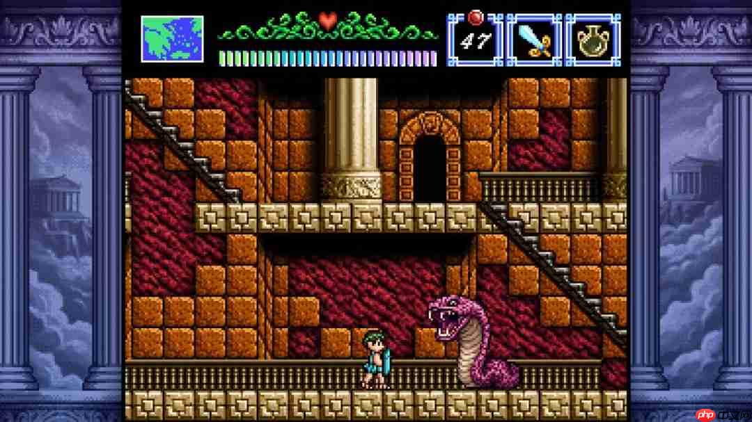 FC名作《奥林匹斯之战》像素风重制 经典横版动作RPG