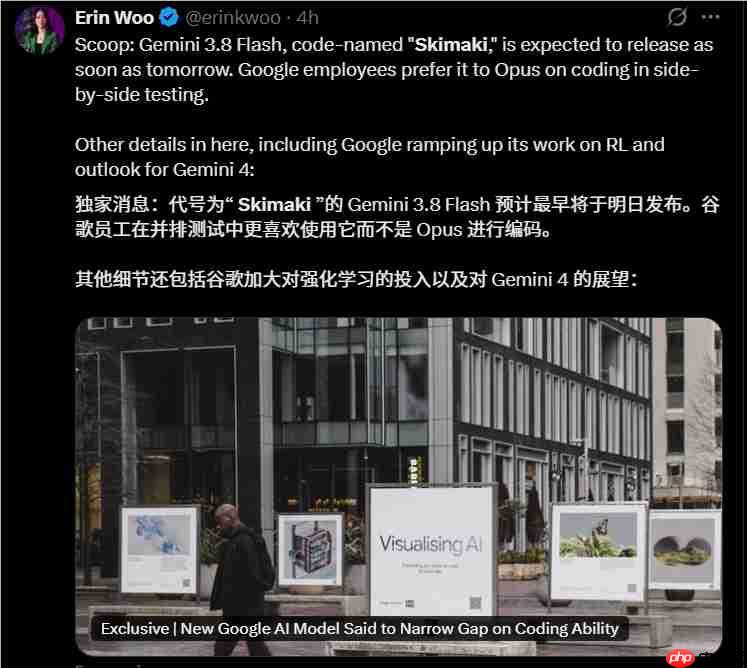 决战OpenAI与Anthropic！谷歌Gemini 3.8 Flash内测代号“Skimaki”最快周三上线