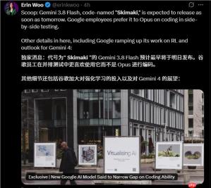 决战OpenAI与Anthropic！谷歌Gemini 3.8 Flash内测代号“Skimaki”最快周三上线