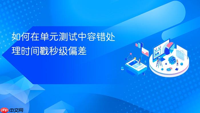 如何在单元测试中容错处理时间戳秒级偏差