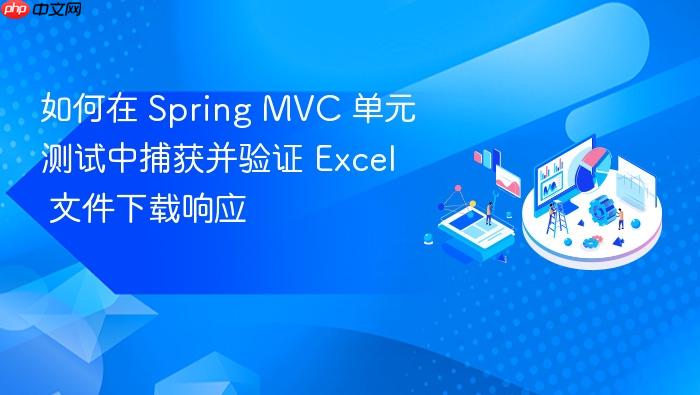 如何在 Spring MVC 单元测试中捕获并验证 Excel 文件下载响应