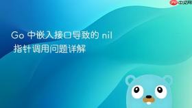 Go 中嵌入接口导致的 nil 指针调用问题详解