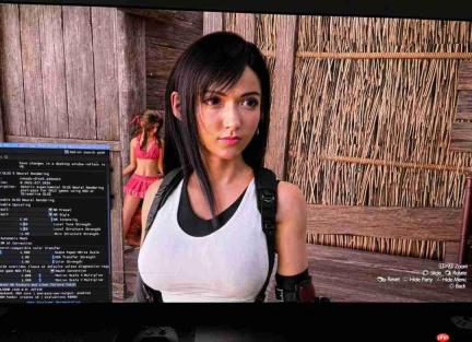 《最终幻想7：重生》DLSS5对比图 蒂法变大妈了