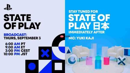 State of Play 9月3日回归 紧接着是State of Play日本