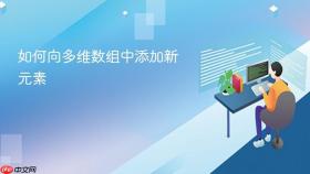 如何向多维数组中添加新元素