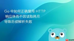 Go 中如何正确复用 HTTP 响应体而不因读取耗尽导致后续解析失败