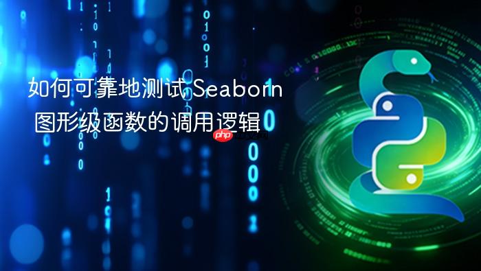 如何可靠地测试 Seaborn 图形级函数的调用逻辑