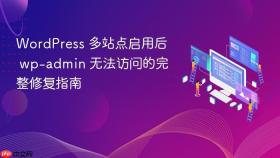 WordPress 多站点启用后 wp-admin 无法访问的完整修复指南