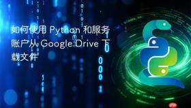如何使用 Python 和服务账户从 Google Drive 下载文件
