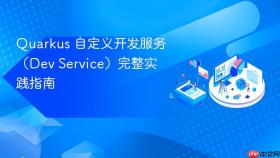 Quarkus 自定义开发服务(Dev Service)完整实践指南