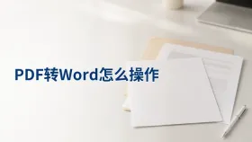 PDF转Word怎么操作？资料整理一步步处理