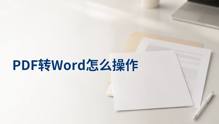 PDF转Word怎么操作?资料整理一步步处理