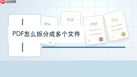 PDF怎么拆分成多个文件？PDF拆分完整教程