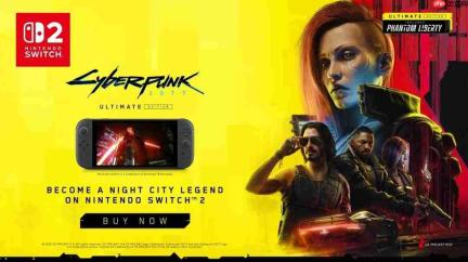 CDPR：《赛博朋克2077》Switch 2版已收回成本并开始盈利