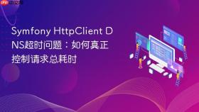 Symfony HttpClient DNS超时问题：如何真正控制请求总耗时