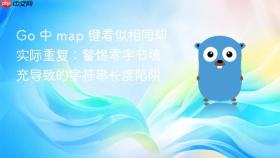 Go 中 map 键看似相同却实际重复：警惕零字节填充导致的字符串长度陷阱
