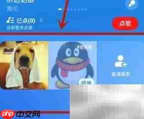 全民K歌如何查看对方在线状态