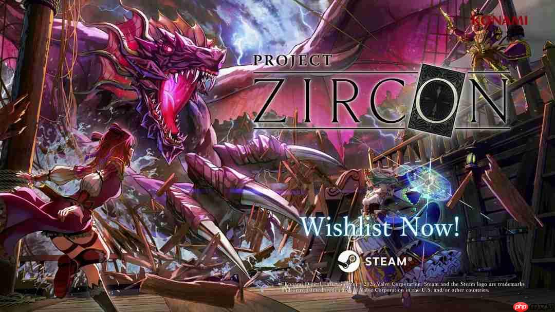 Konami公布卡牌构筑游戏《PROJECT ZIRCON》