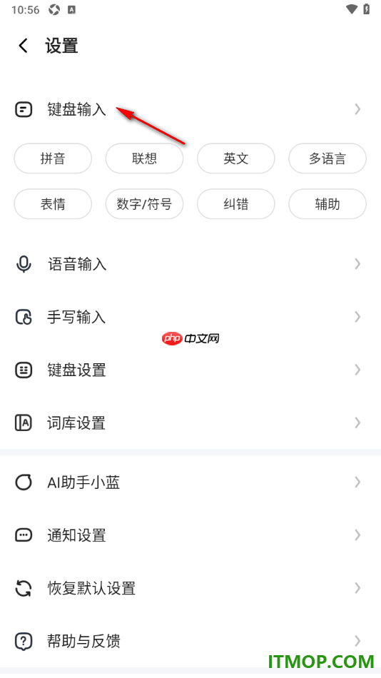讯飞输入法手机版设置启用首字母自动大写的方法