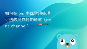 如何在 Go 中优雅地处理可选的完成通知通道(done channel)