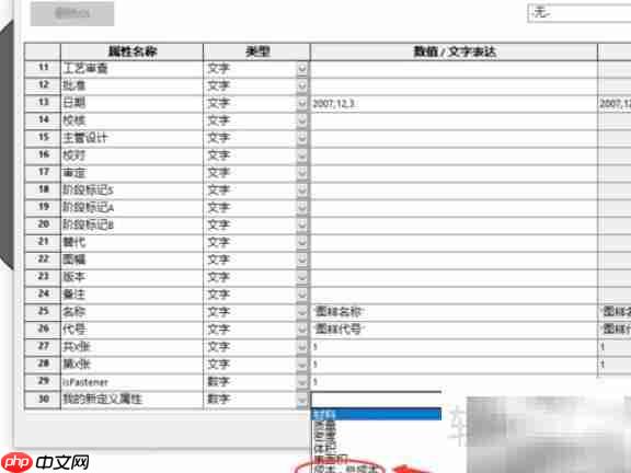SolidWorks配置名入自定义属性