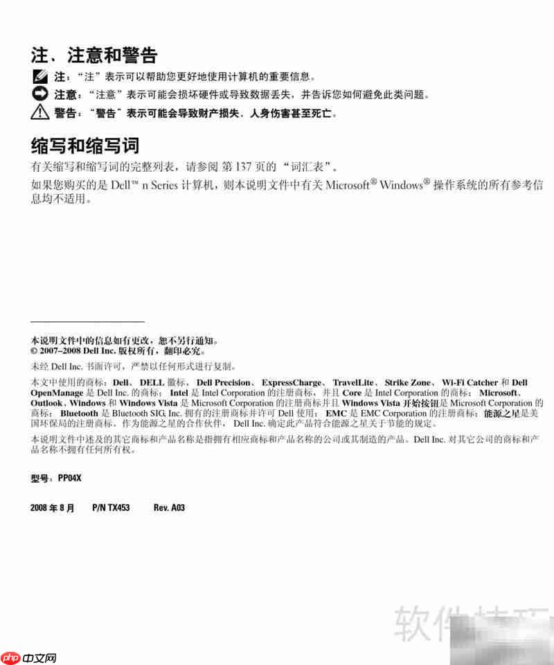 戴尔Precision M4300使用指南