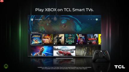 Xbox和TCL达成合作 将在TCL智能电视中引入Xbox云游戏