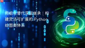 用组合替代深层继承:构建灵活可扩展的 Python 绘图类体系