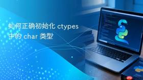 如何正确初始化 ctypes 中的 char 类型
