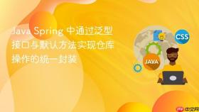Java Spring 中通过泛型接口与默认方法实现仓库操作的统一封装