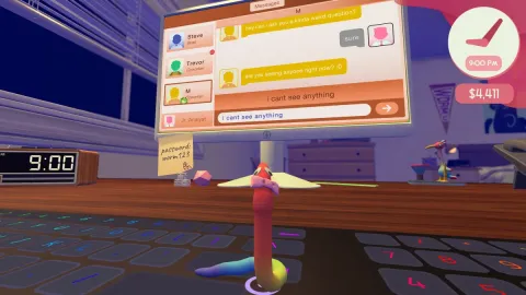《居家蠕动》登陆Steam,玩家扮演居家办公的蠕虫