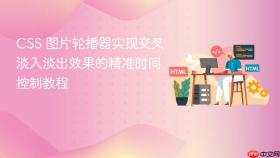 CSS 图片轮播器实现交叉淡入淡出效果的精准时间控制教程
