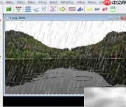 图片添加雨滴与波纹特效