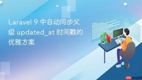 Laravel 9 中自动同步父级 updated_at 时间戳的优雅方案
